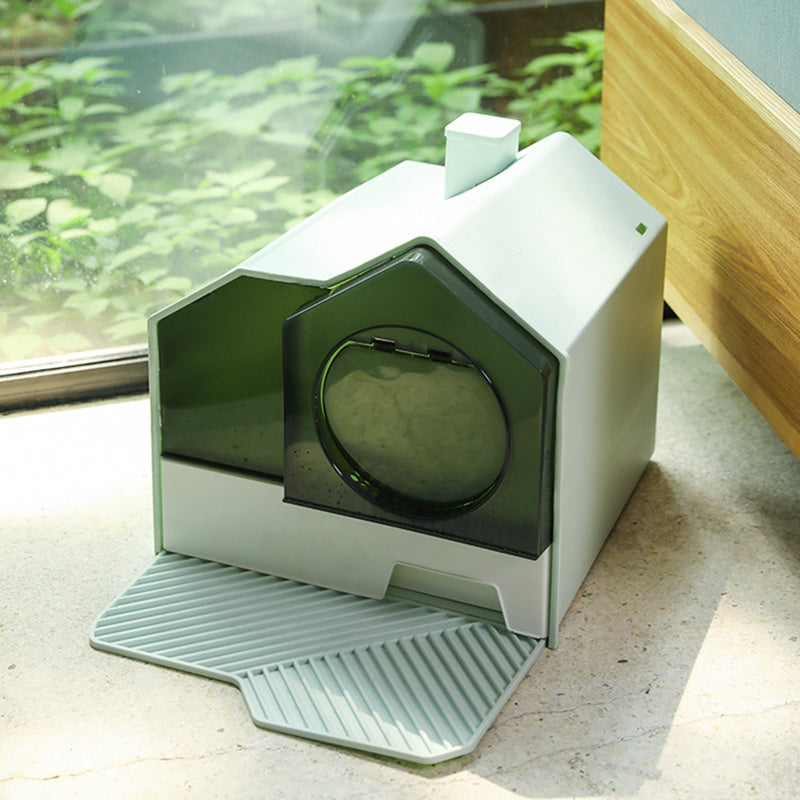 PetHaven.comFully Enclosed Household Anti-splash Drawer Type Odor-proof Cat Litter BoxFully Enclosed Household Anti-splash Drawer Type Odor-proof Cat LitterProduct information:
 


 Type: closed drawer
 
 Applicable objects: pet cats/dogs within 20 catties
 
 Color: Green Coconut Ash Cherry Blossom Powder
 
 SpecificatiLitter box