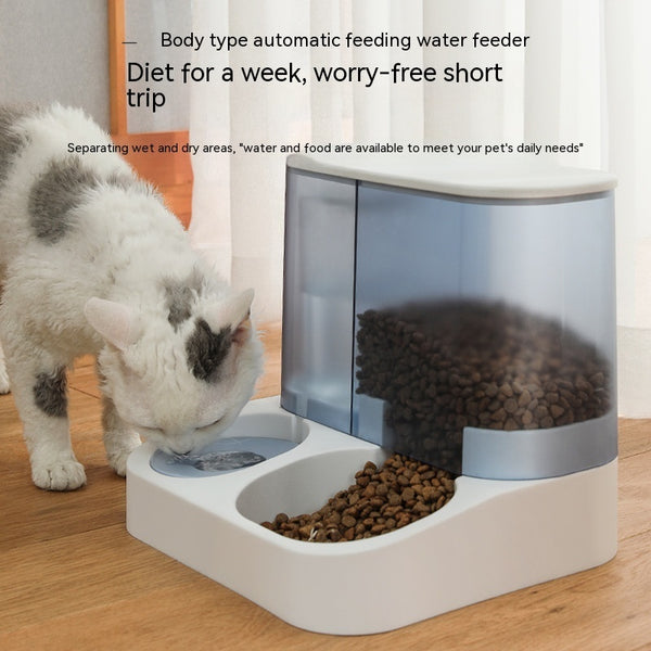 PetHaven.comPet Visual Automatic Pet FeederPet Visual Automatic Pet FeederProduct information:
 
 Specifications: gray, pink, blue
 
 Material: complete set of automatic feeding tableware
 
 Applicable object: Cat
 
 Import or not: no
 
 C0