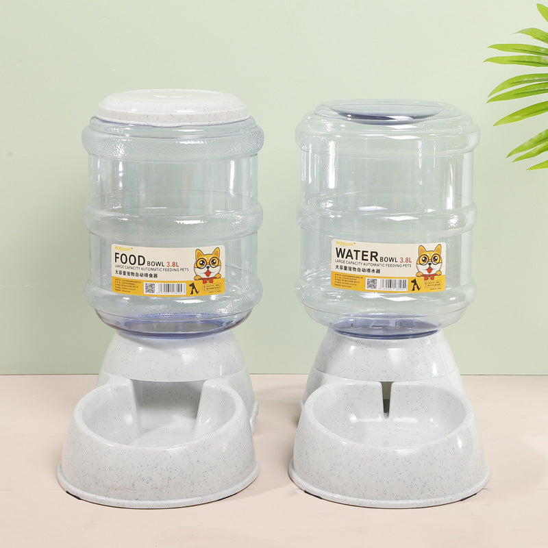 PetHaven.comPet Water Feeder Cat Automatic Pet FeederPet Water Feeder Cat Automatic Pet FeederProduct information:
 
 Color: 3.8 liters feeder, 3.8 liters feeder
 
 Specifications: pink, blue, green, gray
 
 Material: Plastic
 
 Applicable object: Cat
 
 Cate0