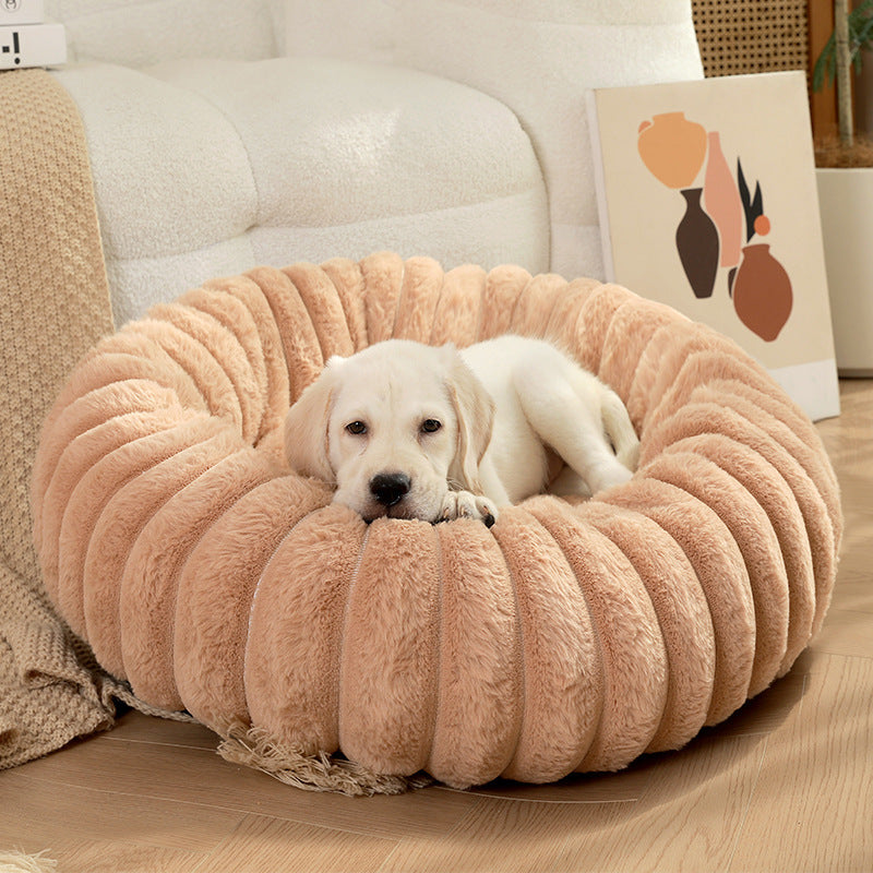 PetHaven.compet kennels long plush round cat nest winter warm dog bedsPet Kennels Long Plush Round Cat Nest Winter Warm Dog Beds Kennel SupeGive your pets the ultimate comfort with our pet kennels long plush round cat nest winter warm dog beds. Designed with ultra-soft plush material, this cozy nest is pbed