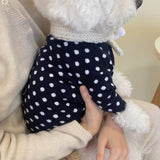 PetHaven.comWinter Pet Knitting Sweater BomeiAutumn And Winter Pet Knitting Sweater BomeiProduct information:
 
 
 Material: knitted
 
 Color: blue (excluding small bags), black squares, pink squares, blue dots, gray dots, red dots, rice double pockets, 0