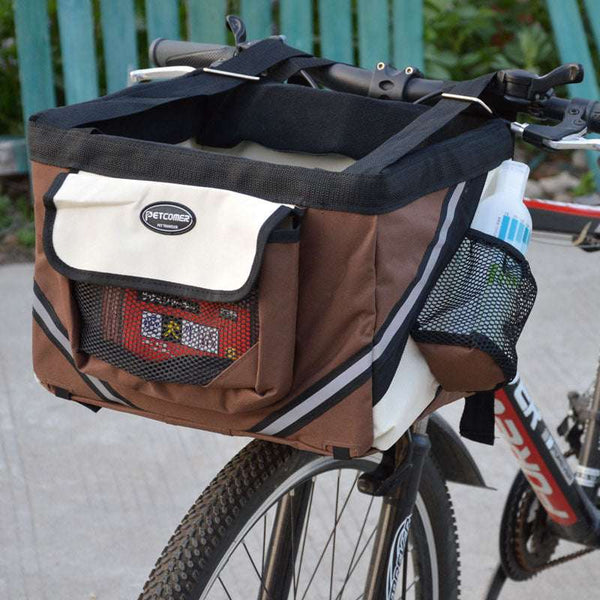 PetHaven.comPortable Dog Bicycle Carrier SeatPortable Dog Bicycle Carrier Seat for small dog.Take Your Furry Friend on Every Adventure!The Portable Dog Bicycle Carrier Seat is designed for pet lovers who never want to leave their canine companion behind. Thiaccessories