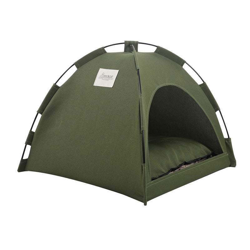 PetHaven.comCat TentCat Tent Cooling Mat  Dog House Pet Sofa Camping Dog Bed With Cushion Overview: 


Our Cat Tent provides the perfect retreat for your cat to relax and unwind. Designed with comfort in mind, this Cat Tent offers a safe, enclosed space faccessories