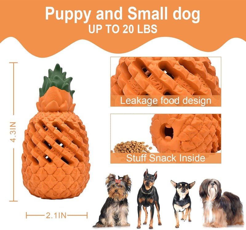PetHaven.comDogs Pineapple Dog Chew ToysDog Toys For Dogs Pineapple Dog Chew Toys For Aggressive Chewers IndesDog Toys For Aggressive Chewers: Durable dog toys is made of natural rubber, safe and environmentally friendly, will not harm the dog's teeth. We care about dog heal4