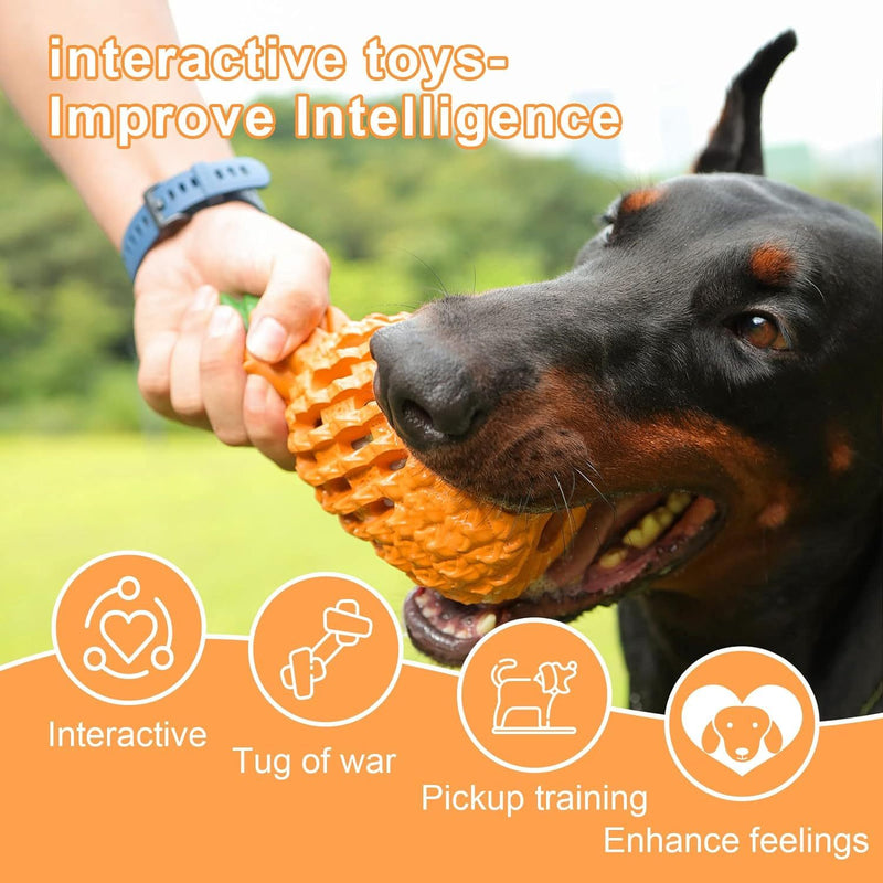 PetHaven.comDogs Pineapple Dog Chew ToysDog Toys For Dogs Pineapple Dog Chew Toys For Aggressive Chewers IndesDog Toys For Aggressive Chewers: Durable dog toys is made of natural rubber, safe and environmentally friendly, will not harm the dog's teeth. We care about dog heal4