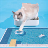 PetHaven.comCat Rubbing Swimming Pool Sand BasinCat Rubbing Swimming Pool Sand BasinProduct information :
 
 Applicable object: cat

Material: pvc wire loop

 


 
 Size Information:

Size: about 400mm × 600mm

 


 
 Packing list:
 
 Foot pad*10