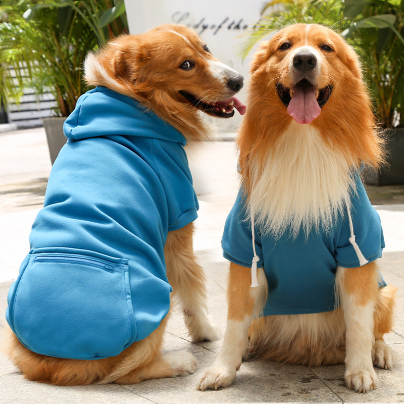 PetHaven.comFashion Pet Dog Simple Zipper Pocket SweaterFashion Pet Dog Simple Zipper Pocket SweaterProduct information:
 


 Material: Polyester
 
 Application: Pet
 
 Color: big dog zipper pocket sweater pure red, big dog zipper pocket sweater ginger yellow, big clothes