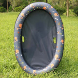 PetHaven.comDog Swimming Pool Inflatable Hammock Pets Pool Floating Bed Spring Summer Swimming RingDog Swimming Pool Inflatable Hammock Pets Pool Floating Bed Spring SumFeatures:
 


 1、Ideal for dogs: This puppy pool floats for dogs and other pets to move in the water and can support weights up to 40kg.
 
 2、Safety design: the inne0
