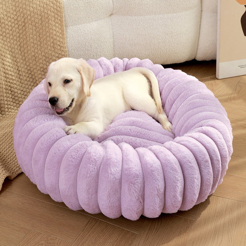 PetHaven.compet kennels long plush round cat nest winter warm dog bedsPet Kennels Long Plush Round Cat Nest Winter Warm Dog Beds Kennel SupeGive your pets the ultimate comfort with our pet kennels long plush round cat nest winter warm dog beds. Designed with ultra-soft plush material, this cozy nest is pbed