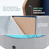 PetHaven.comFoldable Pet Pool Swimming Pool Paddling Pool ThickenedFoldable Pet Pool Swimming Pool Paddling Pool Thickened Non-slip DensiProduct information:
 
 Color: gray/blue
 
 Material: PVC
 
 Specification: 120cm,160cm


Packing list: 

Pet pool*1pc+Zipper bag*1pc


Product Image:0