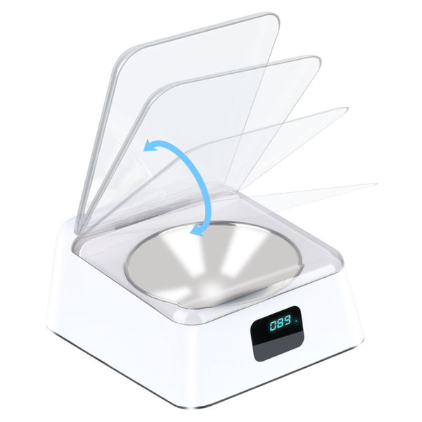 PetHaven.comPet 5G Bowl Automatic Pet FeederPet 5G Bowl Automatic Pet FeederProduct Information:
 
 


 Rated voltage: DC3.7V
 
 Product size: 210*1 70*92mm
 
 Power: 1.5W
 
 Product net weight: 570g
 
 Current: 420mA
 
 Color box size: 245*0