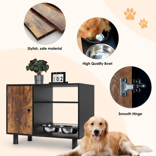 PetHaven.comLarge Dog Feeder Station with StorageLarge Dog Feeder Station with StorageUpgrade your pet’s mealtime with this Large Dog Feeder Station with Storage, designed for both convenience and style. This versatile Large Dog Feeder Station with Staccessories